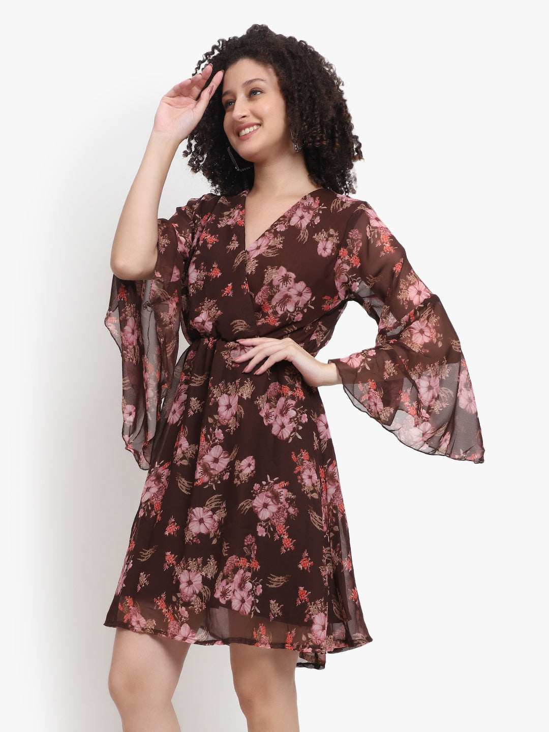 Custom Printed Georgette Dress Manufacturer