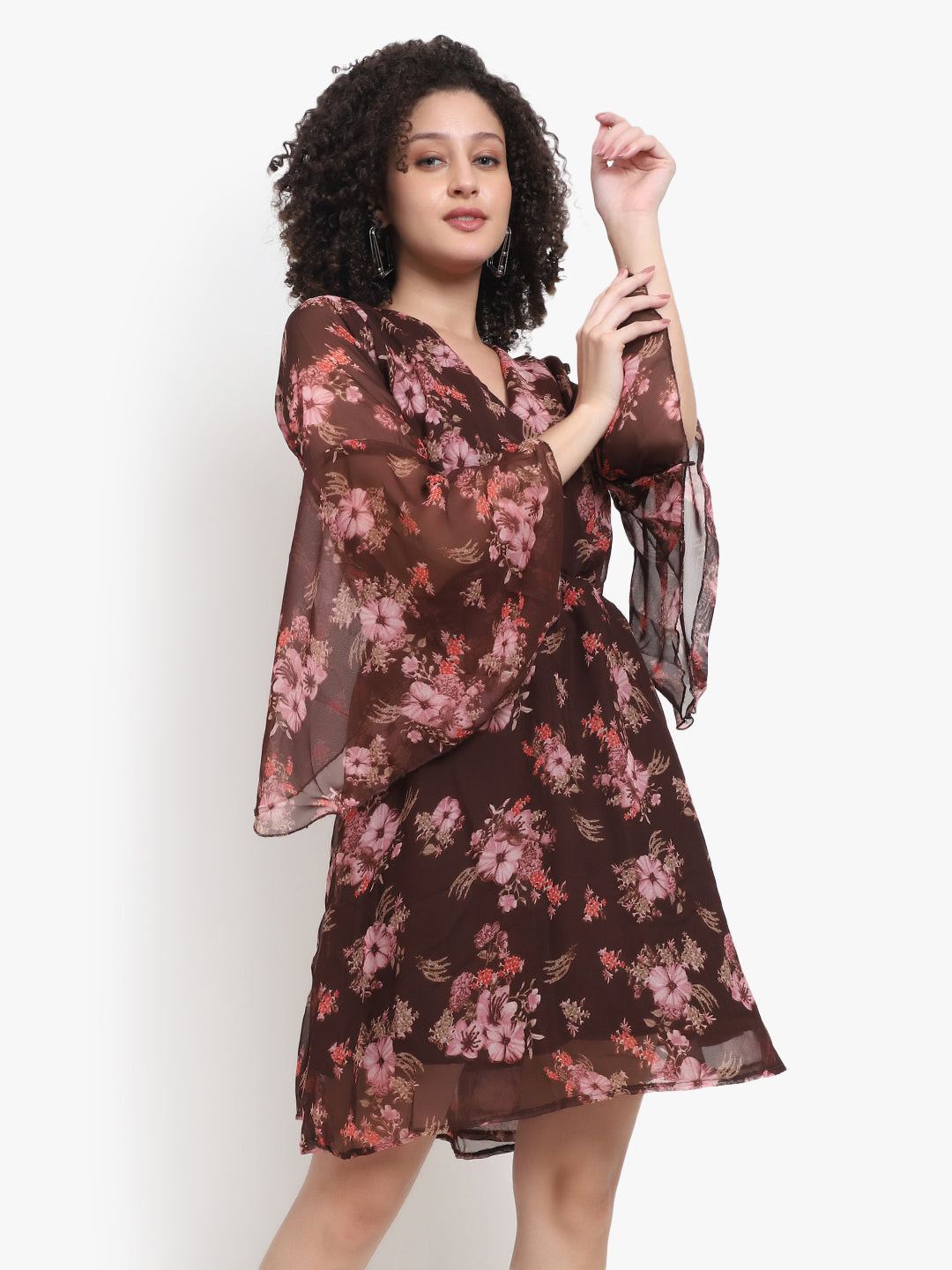 Custom Printed Georgette Dress Manufacturer