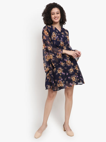 Floral Georgette Dress