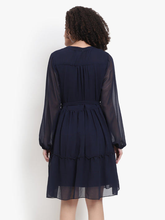 Georgette Tier Dress Manufacturer
