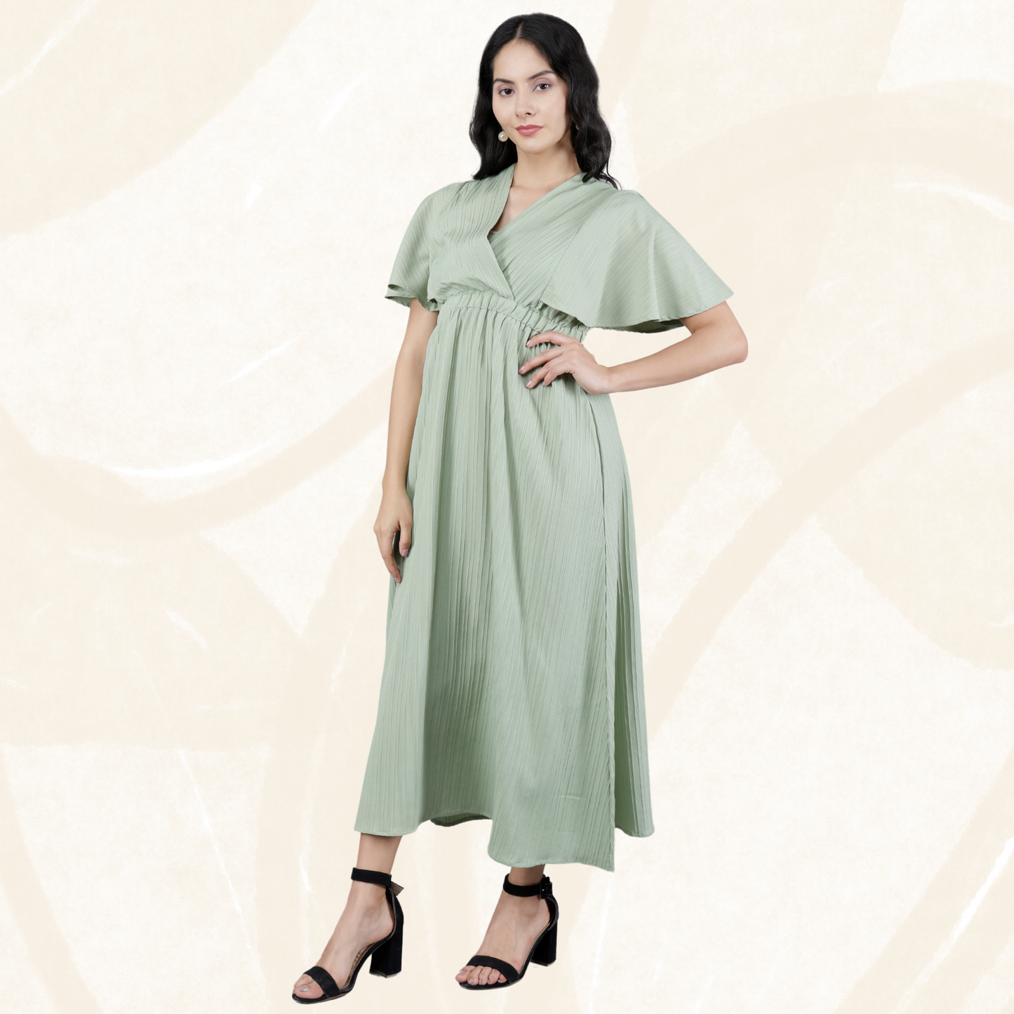Women's Long Dresses – Elasticated Waist