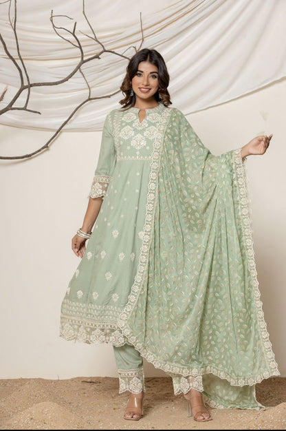 Radiant Blossom Kurta Set