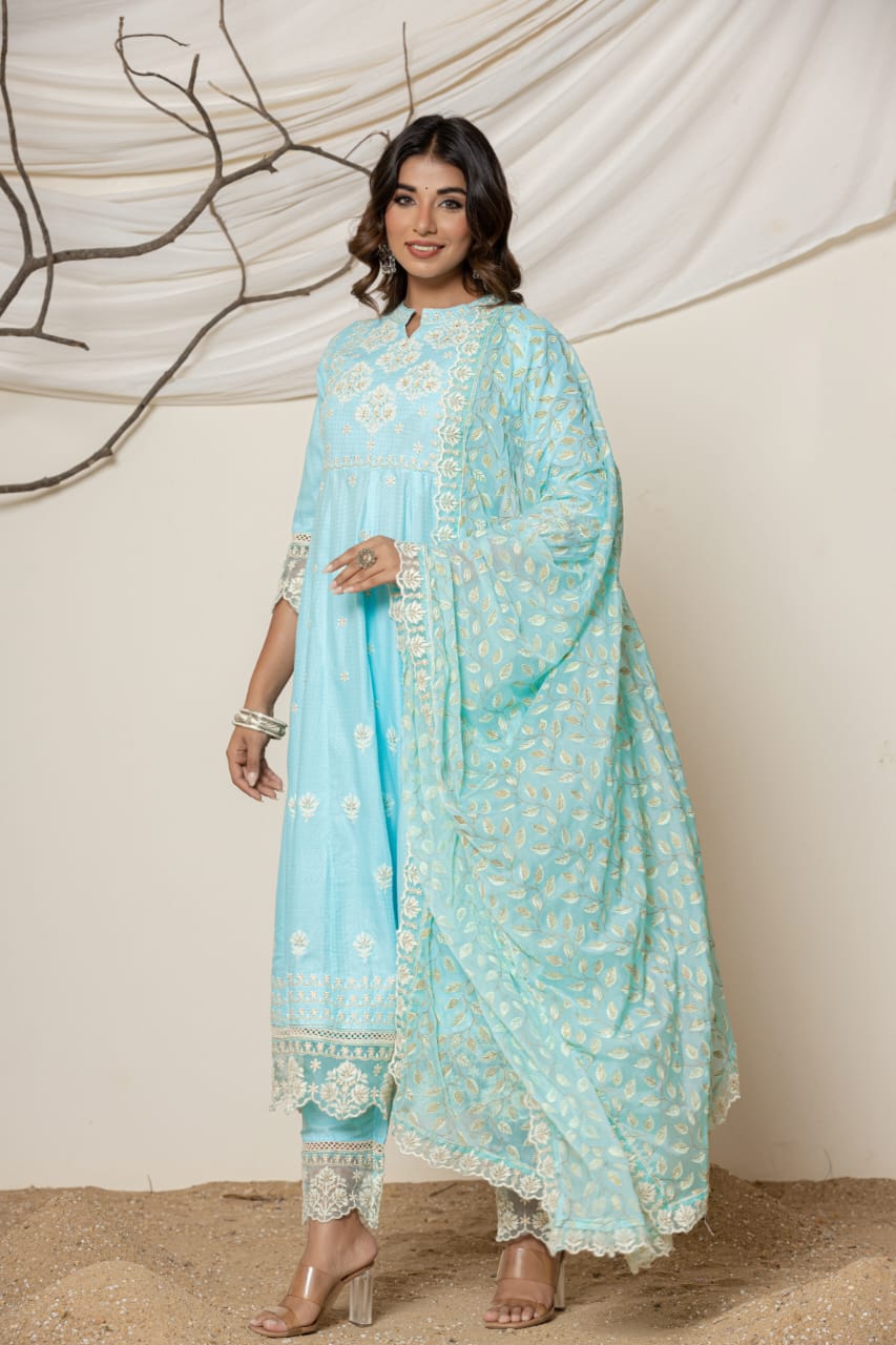 Radiant Blossom Kurta Set