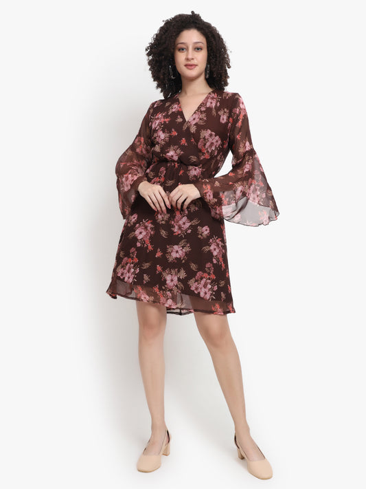 Custom Printed Georgette Dress Manufacturer