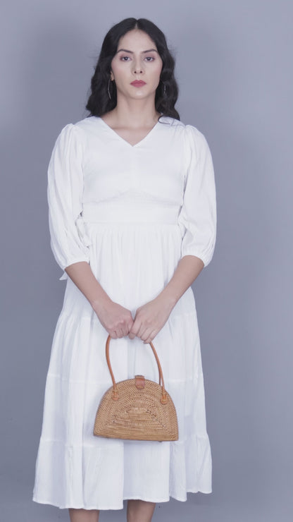 Poly Crepe Wrinkle Short Dress | Women’s Apparel Manufacturer & Exporter
